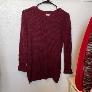 XS MAROON SWEATER (ultra flirt)